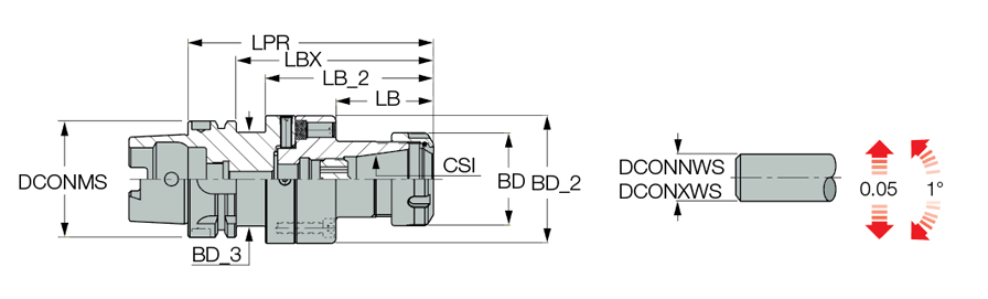 ADJ HSK A100 D70 ER32