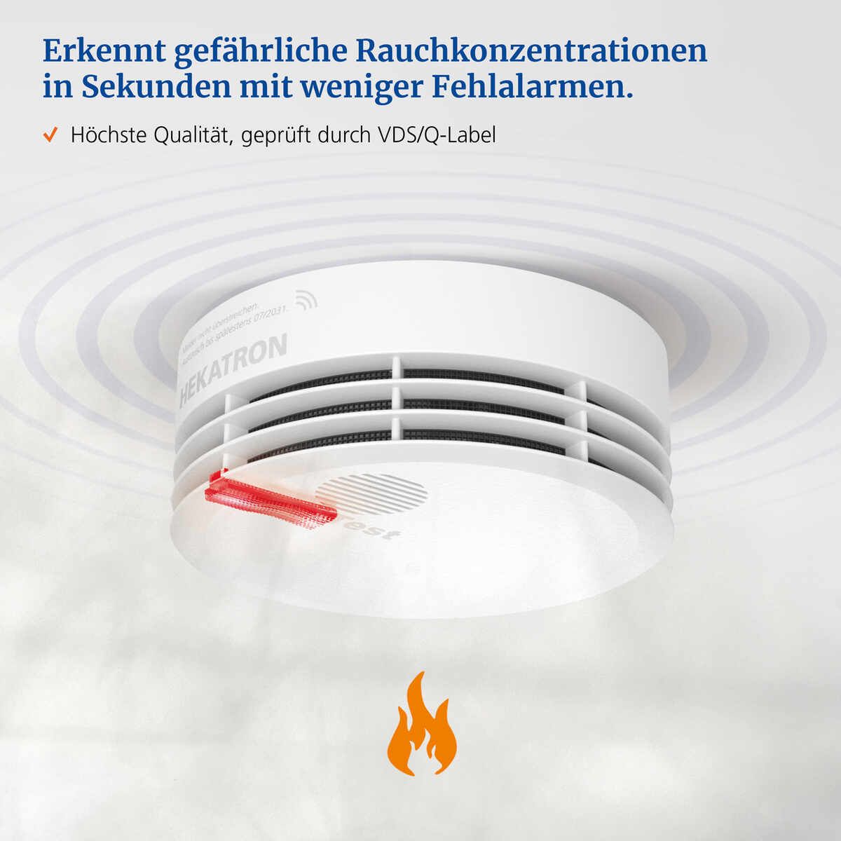 Hekatron Rauchwarnmelder Genius Plus X