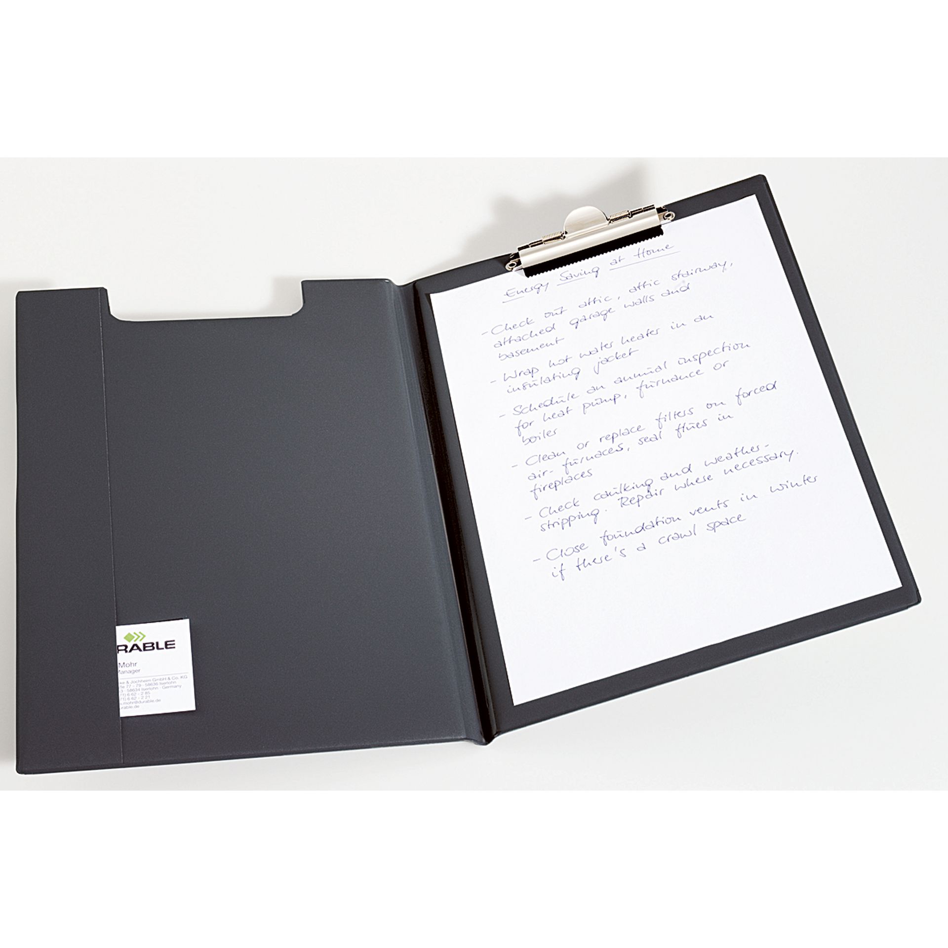 Blockmappe  Standard A4 sw