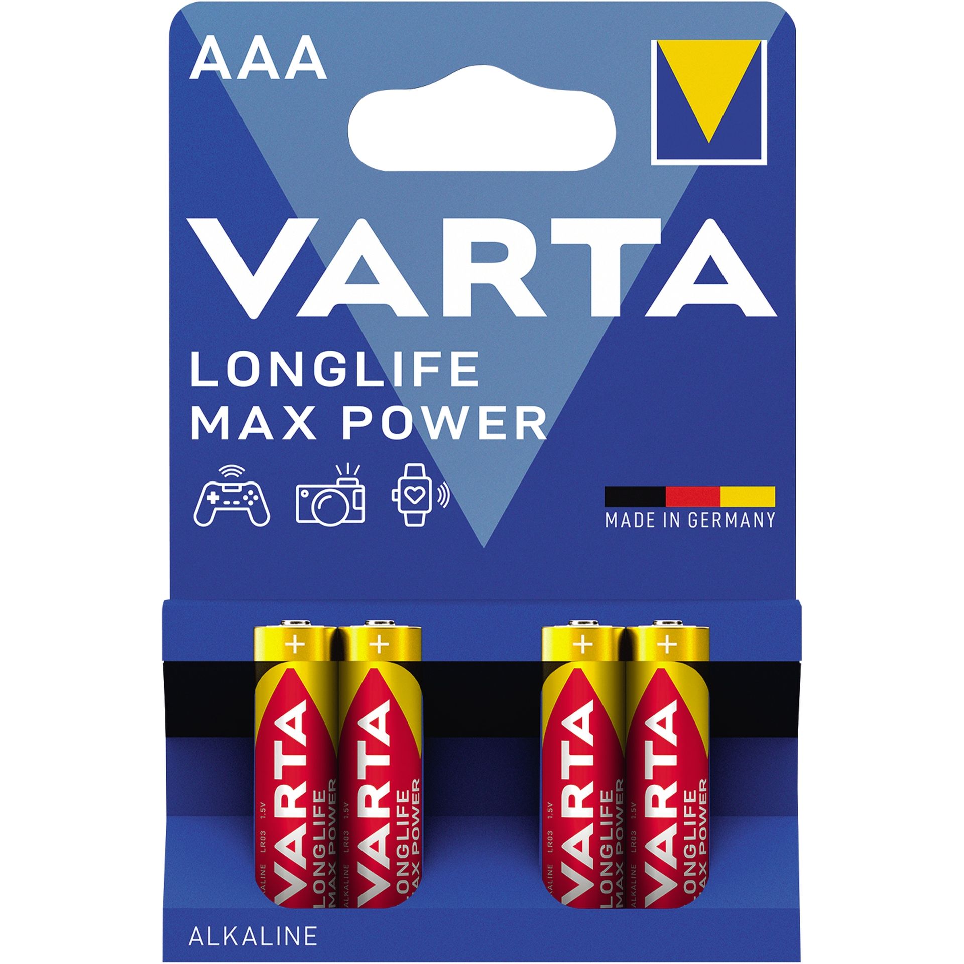 Batterie LONGLIFE VARTA Max Power AAA 4er Blister