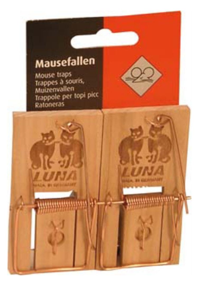 LUNA Holzmausefalle aus Buchenholz