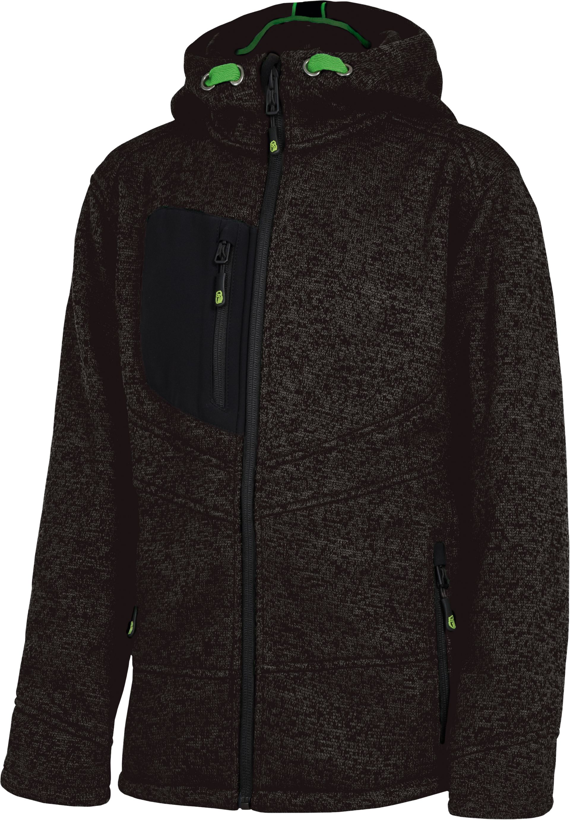 Leibwächter Strickjacke, Schwarz, Gr. 134/140