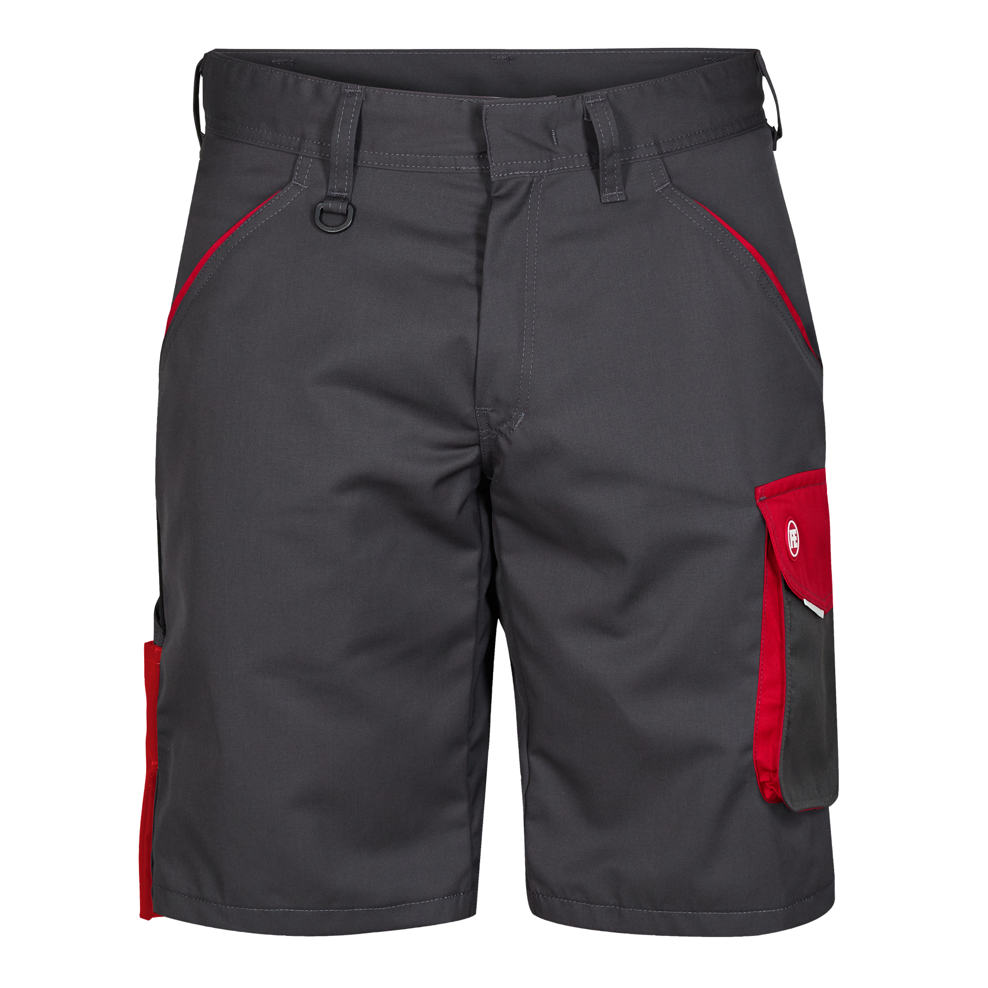 Galaxy Light Arbeitsshorts Anthrazit Grau/Tomato Red, Gr. 46