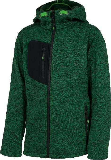 CAKST01, Kinder Strickjacke grün, 98/104
