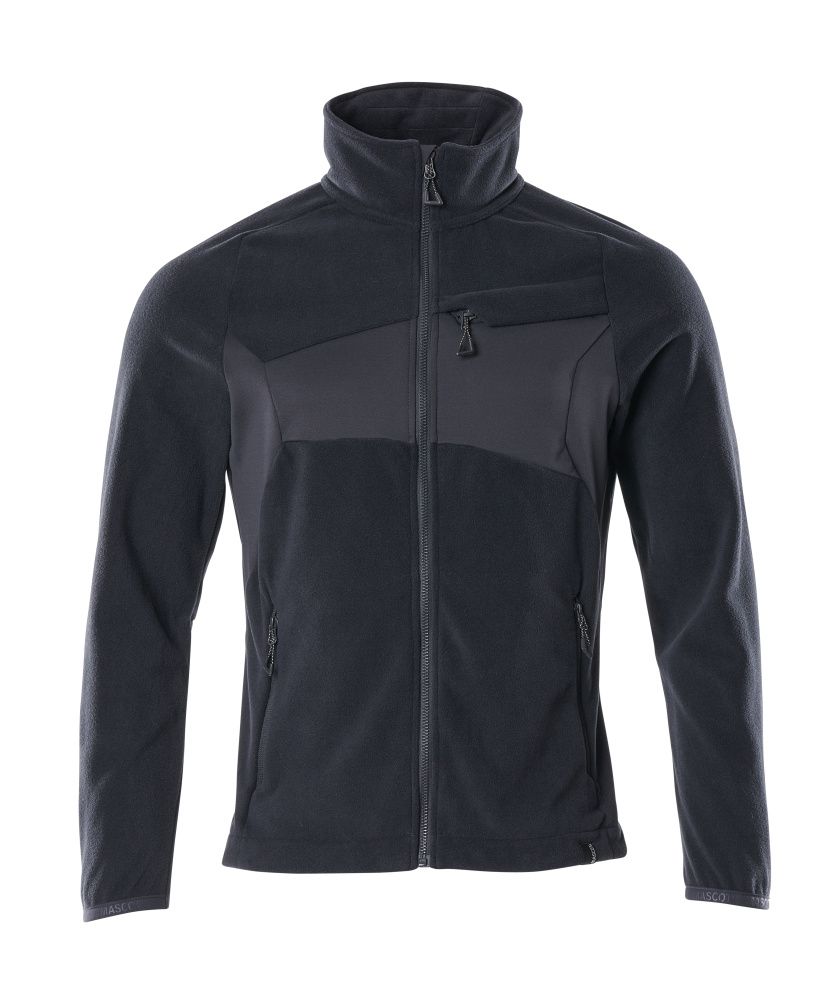 Fleecejacke Schwarzblau, 2XL