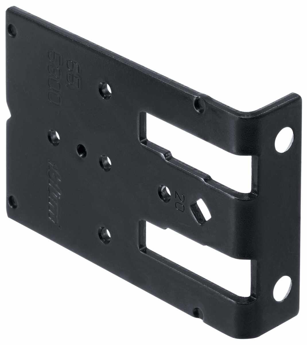 Anschlagwinkel, für BLUMOTION / CLIP-Montageplatten / MODUL-Montageplatten / TIP-ON für Türen, schwarz-verzinkt