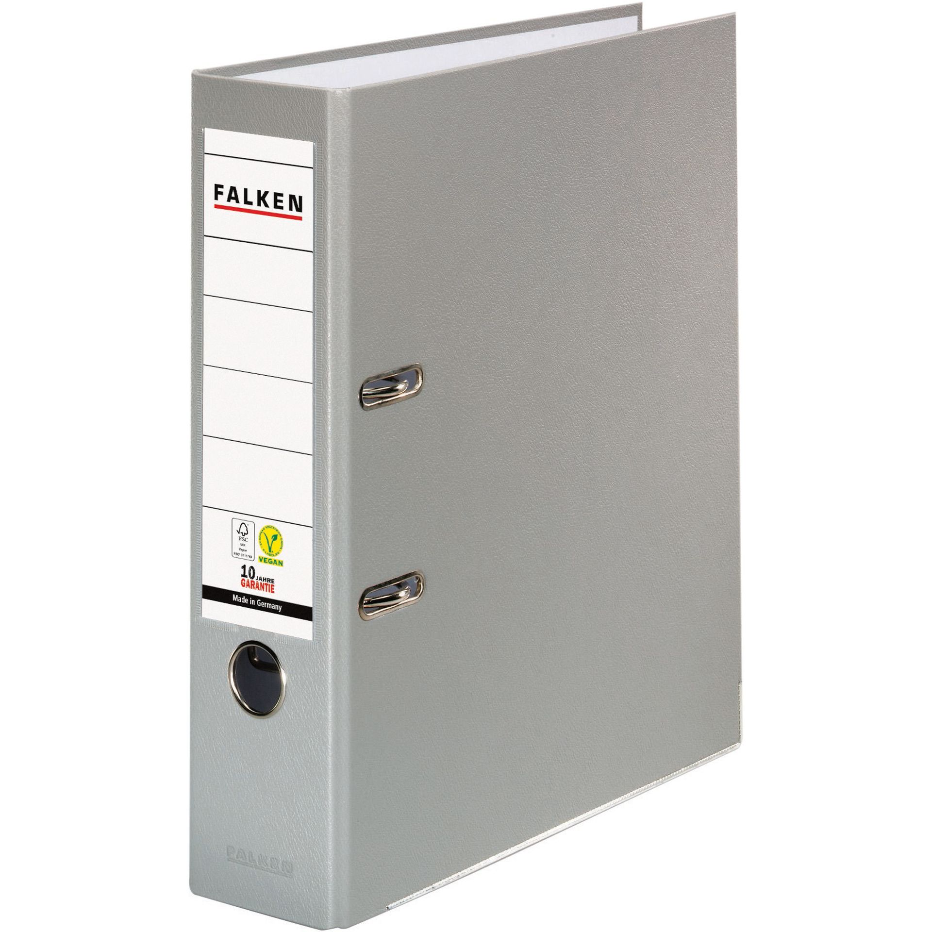 Ordner S80 DIN A4 80mm PP grau