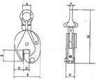 Blechgreifer 45G 0,5t Greifbereich 0-15mm