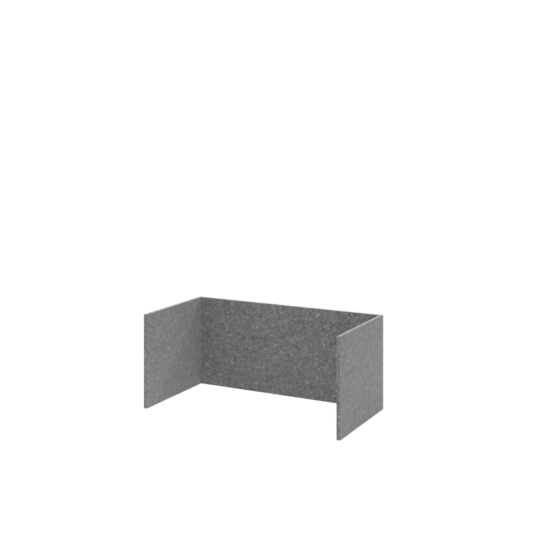 Filzeinschub FlexWall B748xT373xH328 mm 1 OH grau