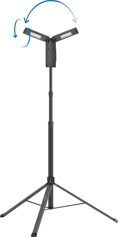 Akku-Flügel-Strahler TOWER COMPACT CONNECT 1250-2500 Lumen ohne AkkuSCANGRIP