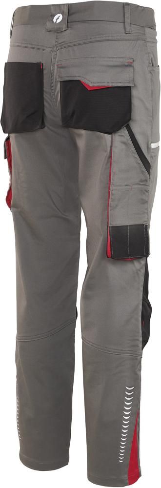 Damen-Bundhose Flex grau/schwarz/rot Gr. 32 FORTIS
