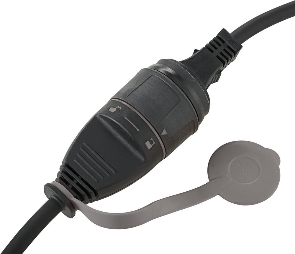 Schuko-Verlängerungskabel10m H07RN-F3G1,5 IP44 mit Kabelfixierung FORTIS