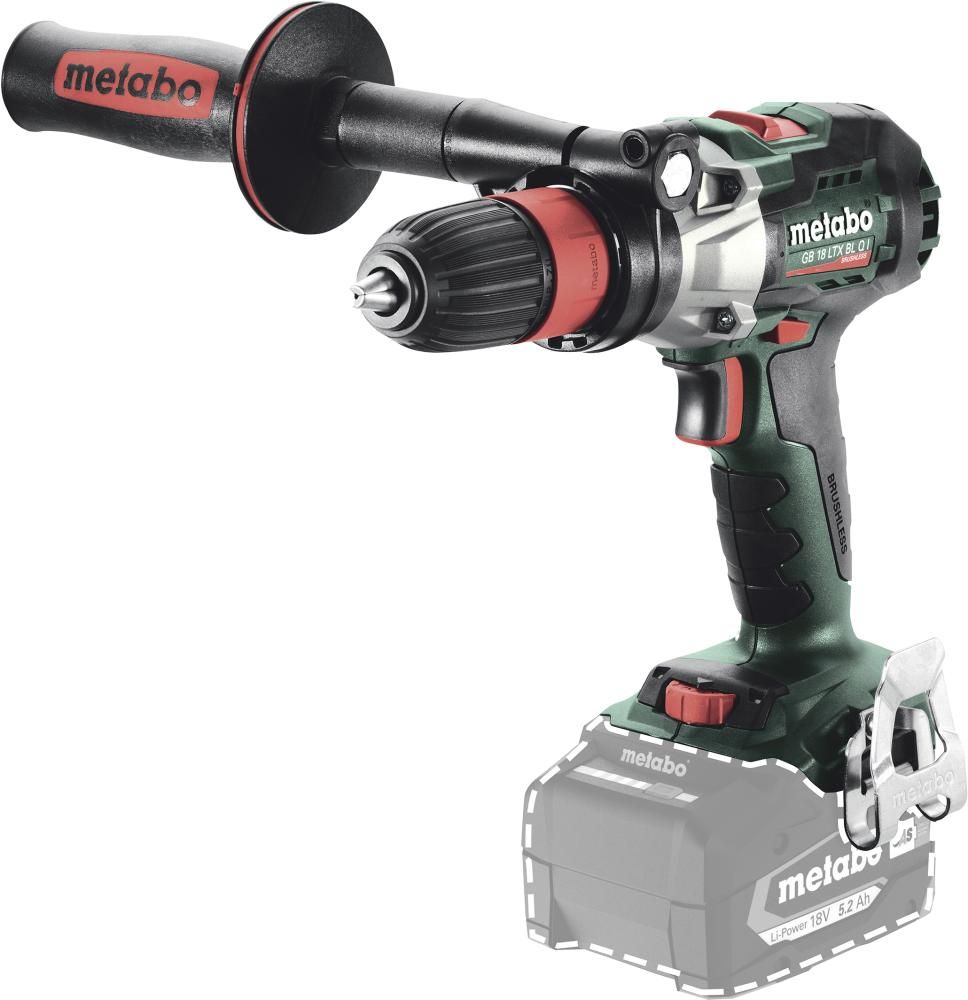 Akku-Bohrschrauber solo GB 18 LTX BL Q I Metabo ohne Akku ohne Ladegerät metaBOX