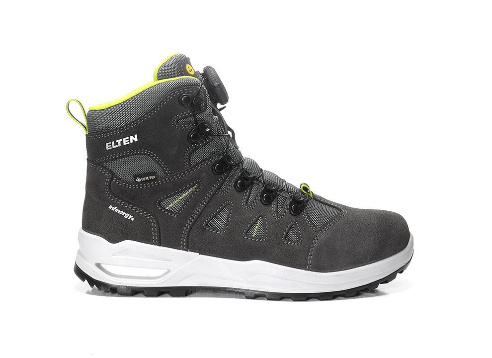 ELTEN RILEY XXF BOA® WR Berufsstiefel Mid O2 ESD, Grau, Gr. 41