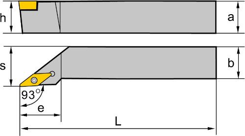 S-Halter; rechts; Schaft 12x12; VC11
