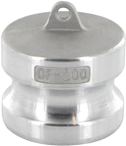 Kamlok Vaterteil Typ DP DN100, Stopfen, Alu