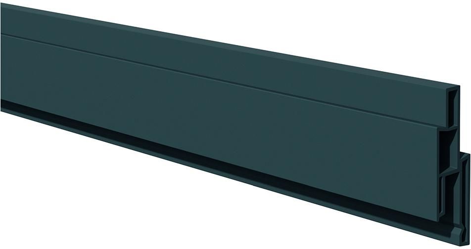 LIGHTLINE SteckzaunsystemDekorleiste anthrazit 17 x 25 mm, Länge 176 cm