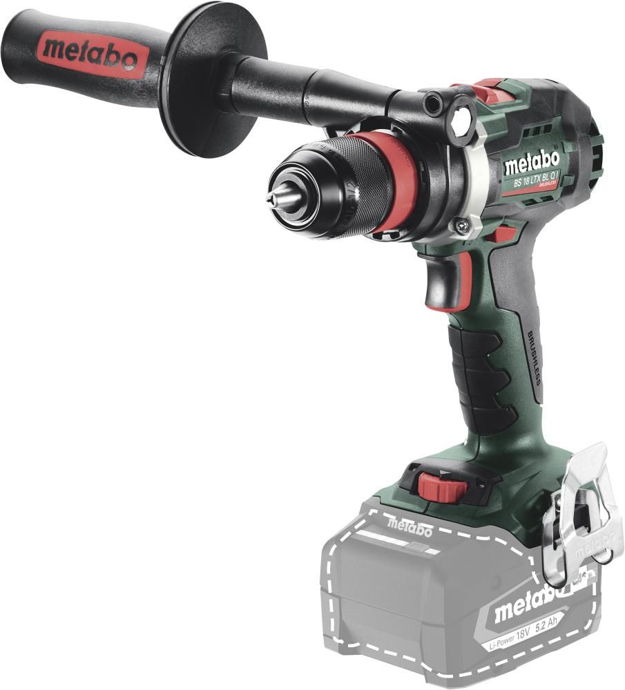 Akku-Bohrschrauber solo BS 18 LTX BL Q I Metabo ohne Akku ohne Ladegerät metaBOX