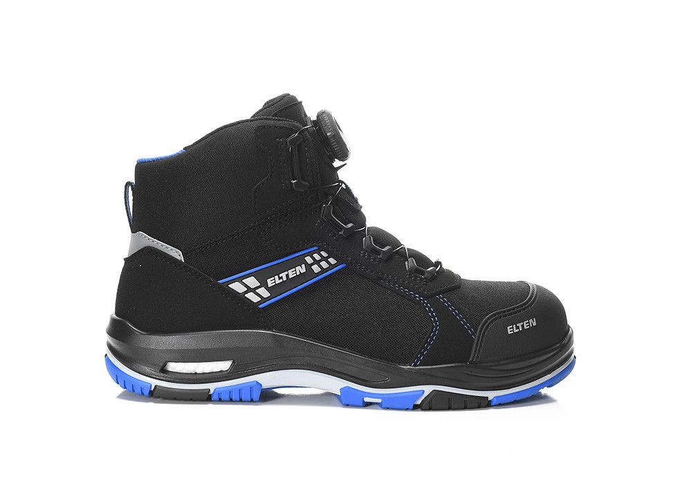 ELTEN IAN XXTP Pro BOA Sicherheitsstiefel Mid S3S ESD, Schwarz, Gr. 44