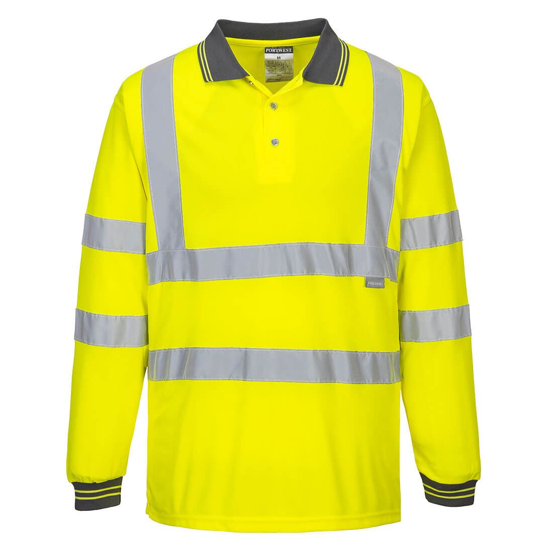 Portwest S277 Warnschutz-Polo-Shirt, Gelb, Gr. 3XL