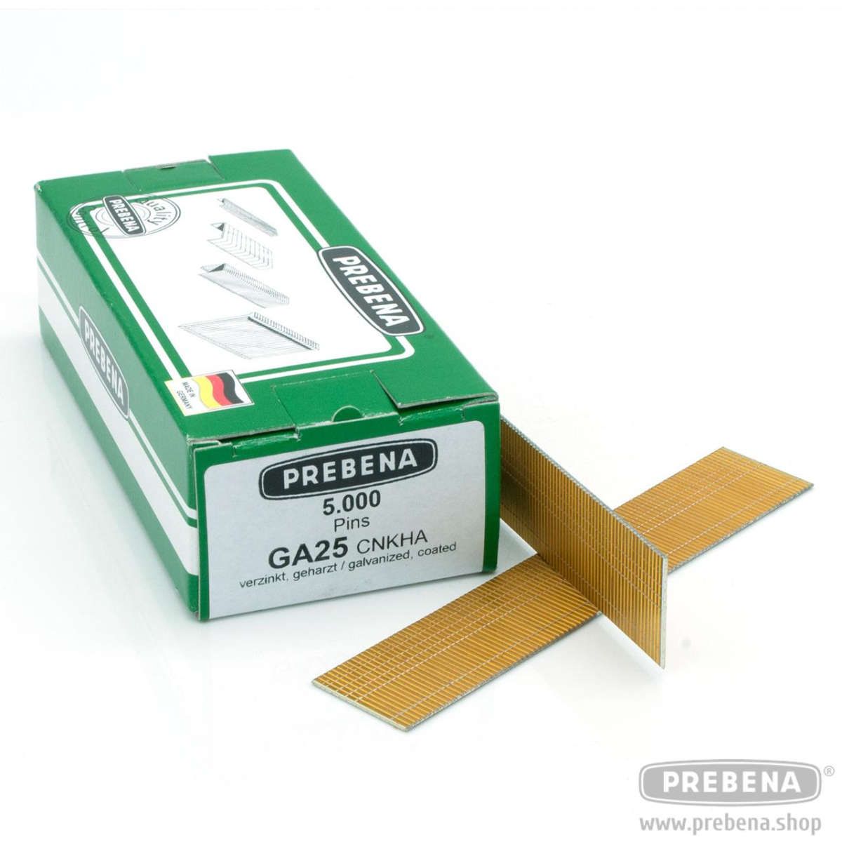 GA25CNKHA Pins (Stifte ohne Kopf) verzinkt geharzt