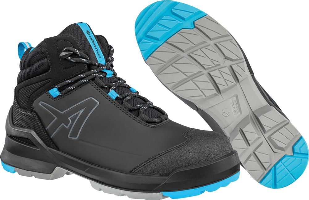 Schnürstiefel TARAVAL BLACK/BLUE MID, ESD FO SR S3L, Gr.37