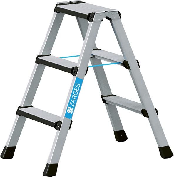 Stehleiter Comfortstep B 2x3 Stufen Leiterlänge 0,84 m Arbeitshöhe 2,25 m