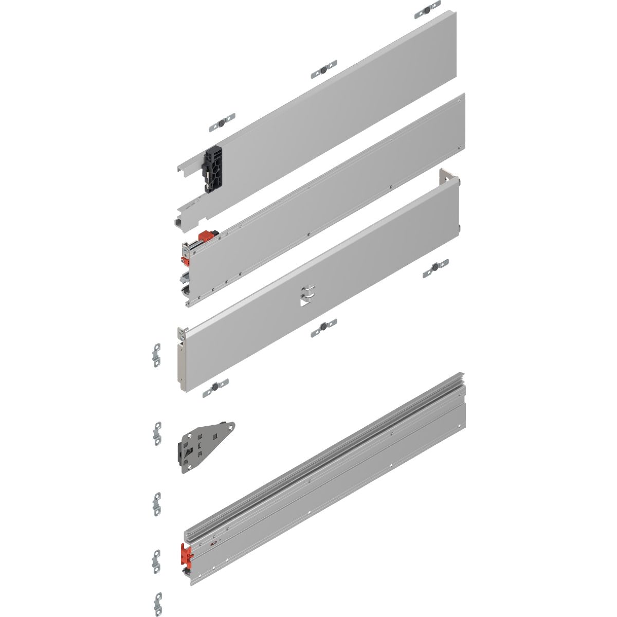 REVEGO duo, Pocketschienen-Set, NL=450 mm