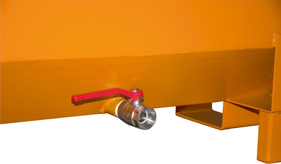 Späne-Kasten CS 30 B840xT620xH800 mm RAL2000 Tragkraft 500kg
