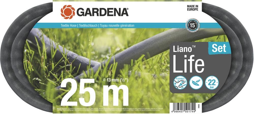 Textilschlauch Set Liano Life 1/2" 30m