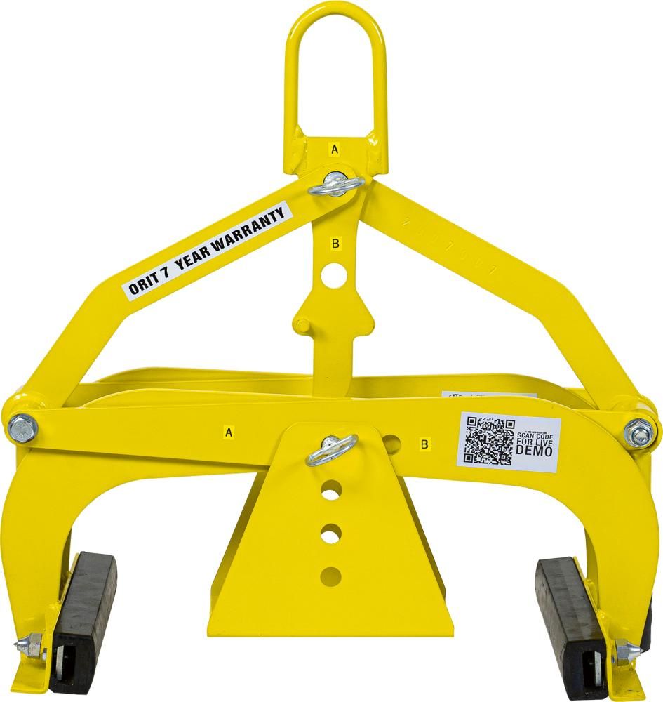 Versetzzange H 360 Greifbereich: 0 - 360mm Pulverlackiert Gelb
