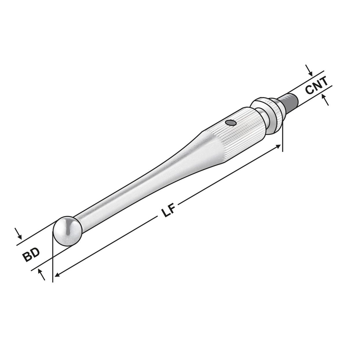 Tasteinsatz lang Ø6 x 62mm