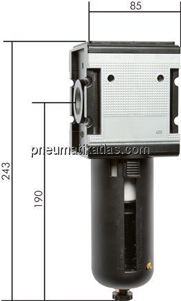 MULTIFIX Filter, G 3/4", Baur. 4, Kunststoffbehälter mit Schutzkorb