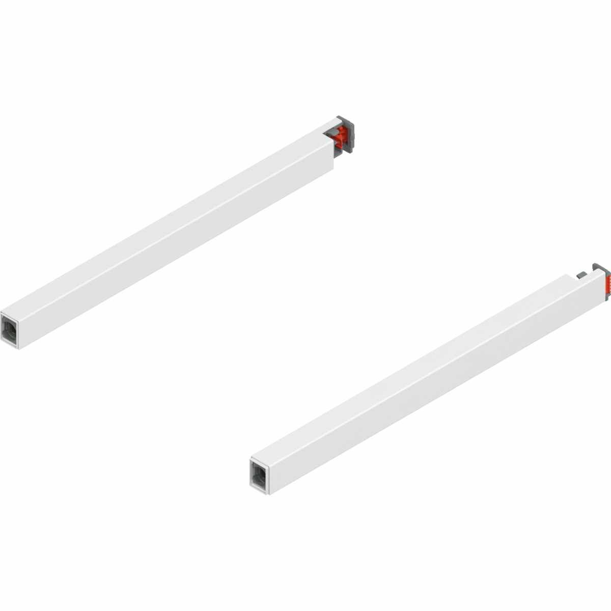 MERIVOBOX Längsreling, NL=270 mm, links/rechts, seidenweiß matt