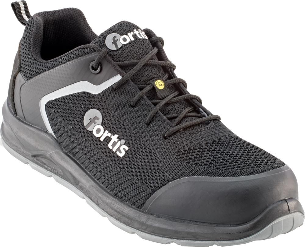 Halbschuh MICHAEL, schwarz,S1PL, SR ESD, Gr. 36 FORTIS