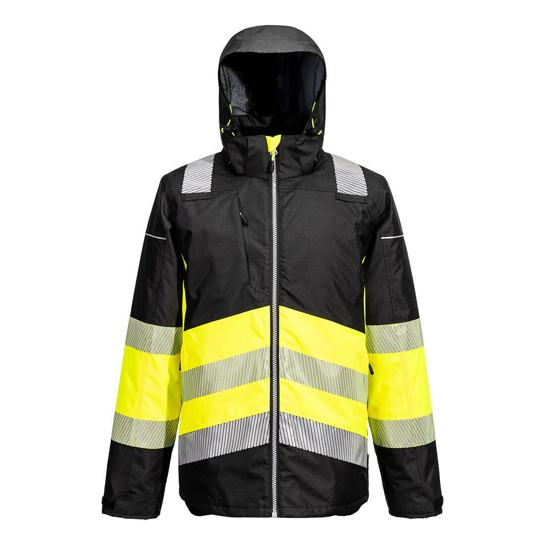 Portwest PW3 Warnschutz-Winterjacke Kl. 1, Gelb, Gr. XS