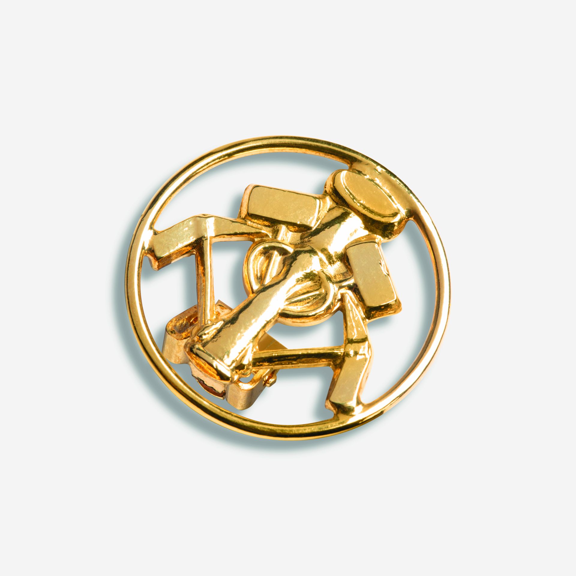 FHB Steinsetzer Ohrclip HOLM gold