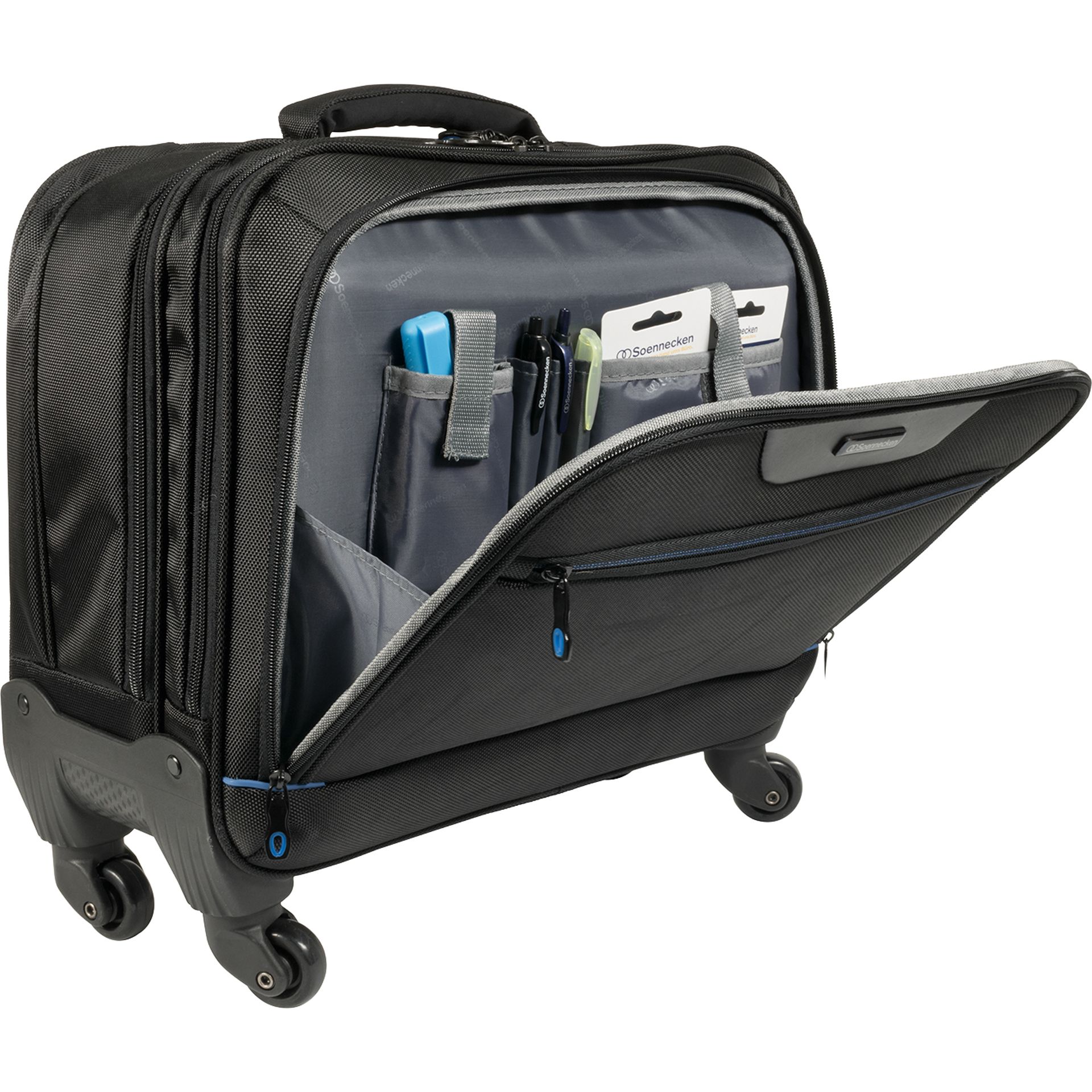 Notebooktrolley München 4Rollen Nylon schwarz