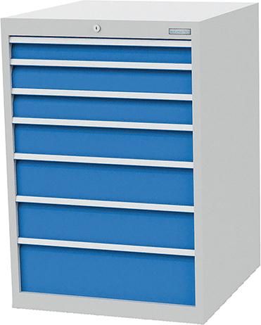 B+H Schubladenschrank R 24-24 B705xT736xH1019mm 7Schubladen 1x75 je2x100/150 je1x125/200