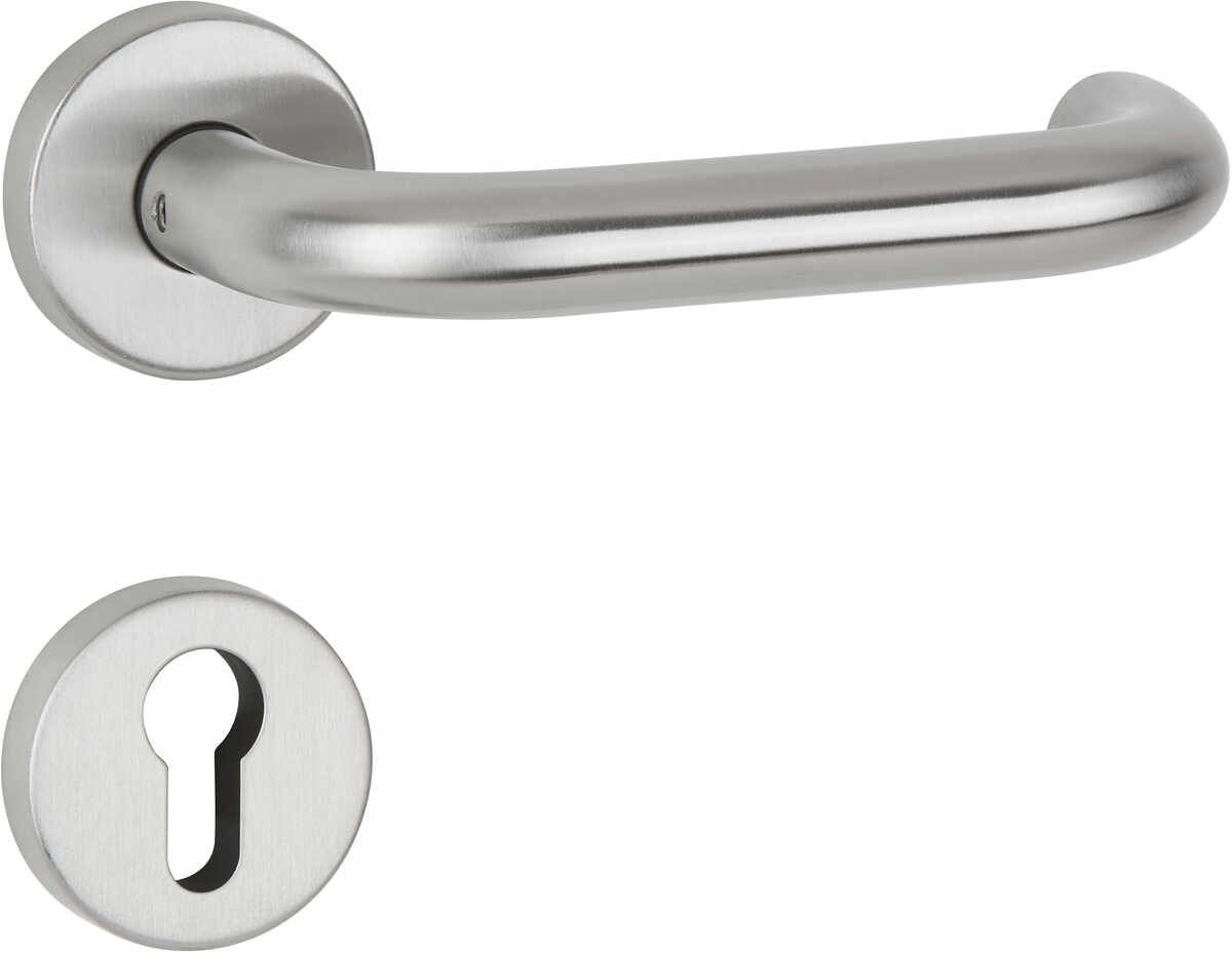 ZT-Wechselgarnitur 1801 BASIC 01 - mit Rosetten 2036 K / Knopf 3127 - Ausf.: PZW, links/rechts verwendbar