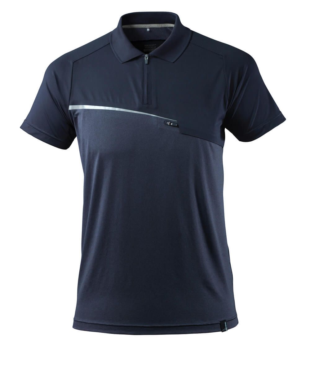 Polo-Shirt mit Brusttasche Schwarzblau, 2XL