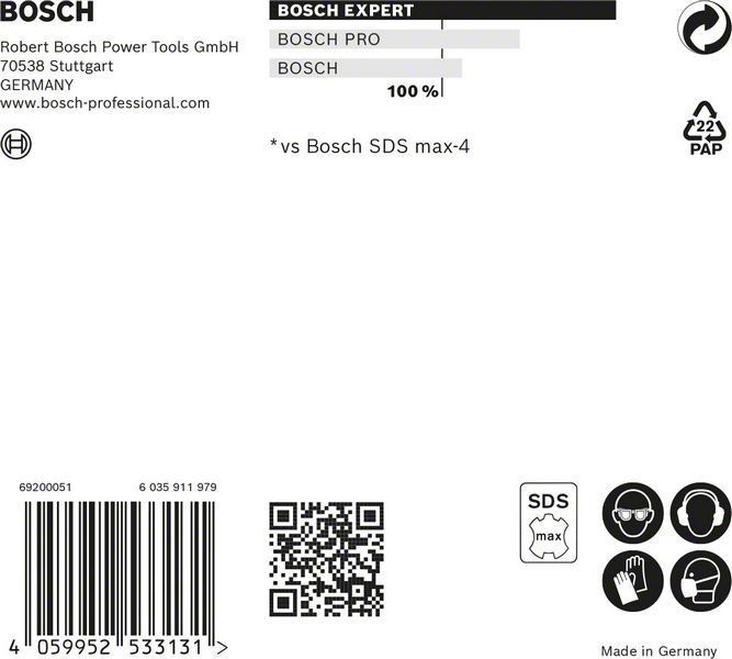 Bosch EXPERT SDS max-8X Hammerbohrer