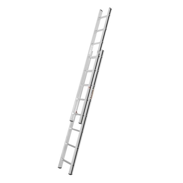 ALU-PRO Schiebeleiter, 2-teilig, mit Traverse