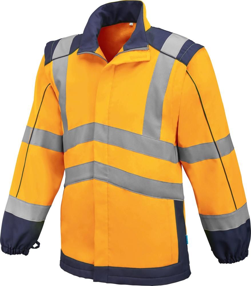 WarnjackeJasper,SoftshellGr.S,orange/marine,FORMAT
