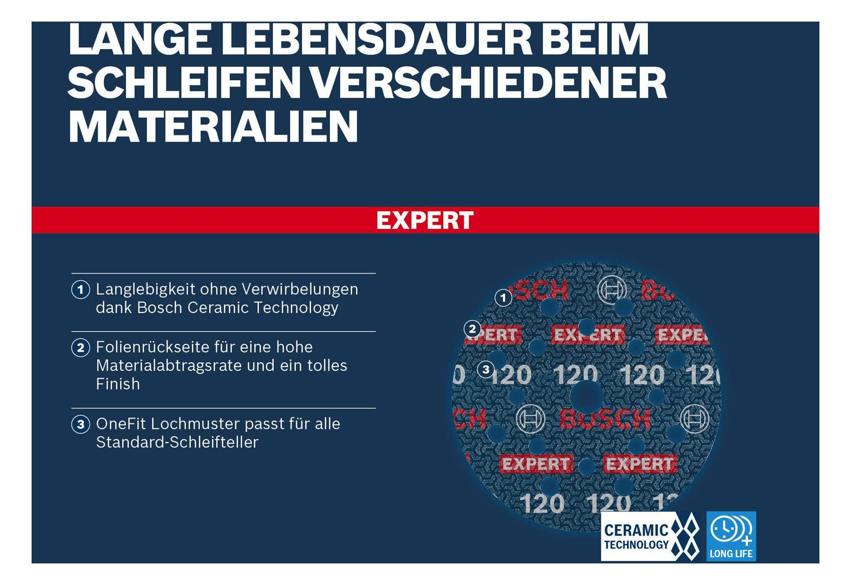 BOSCH Folienschleifscheibe