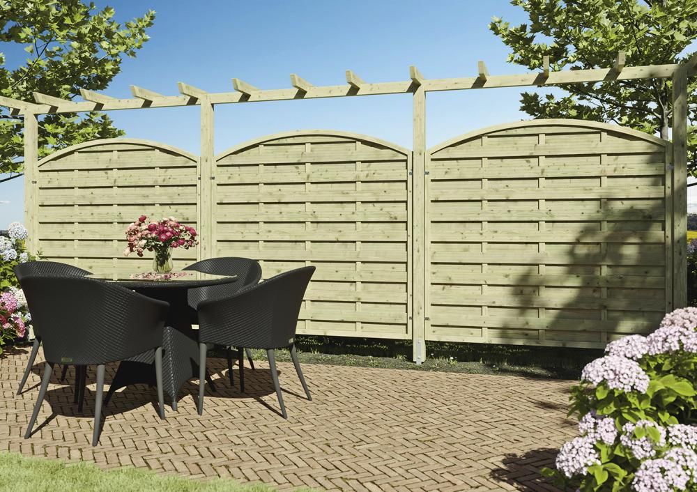 Pergola komplett 9 x 9 x 450 cm, kdi-grün