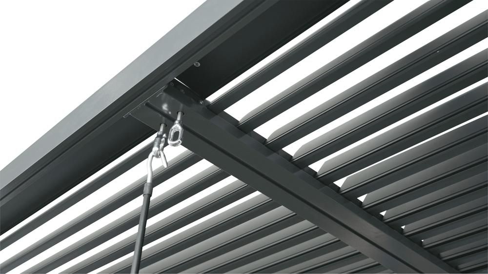 Terrassenürdachung 9m² iokimatisch 3x3 m