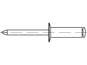 ART 88411 Blindniete A 2/A 2 SEKO B 4 x 12 S