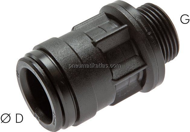 Gerader Steckanschluss G 3/8"-15mm, IQS-Big