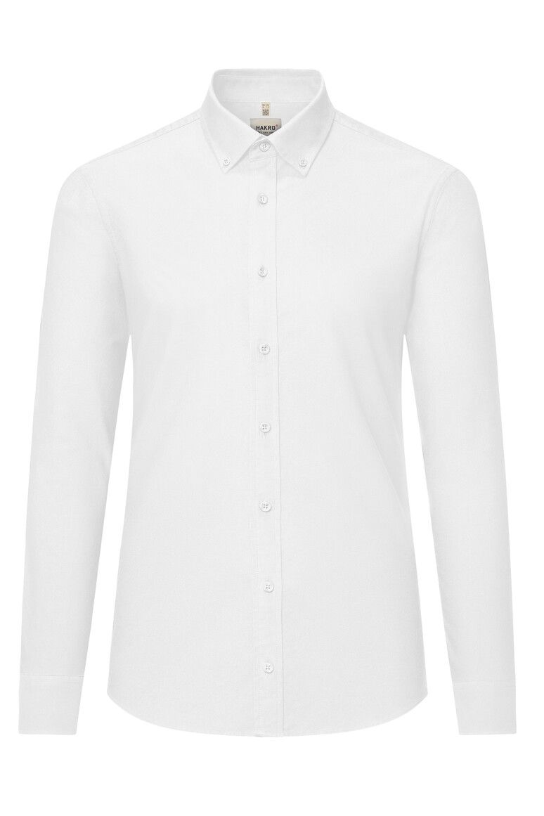 HAKRO Oxford Hemd weiß, XS